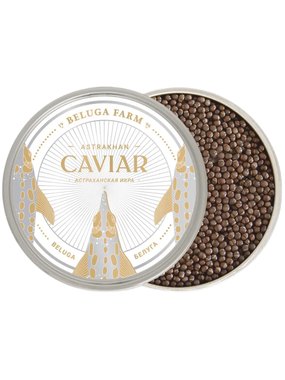 Чёрная икра каспийской белуги